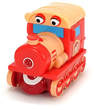 Dickie Toys - Helden der Stadt, Zara Zug, die Lokomotive mit Licht, originalen Liedern, Sounds und Freilauffunktion, inkl. Sammelkarte mit Geheimcode