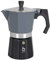 Bo-Camp Urban Outdoor Espressokocher Percolator Kaffee Kocher Espressobereiter Espresso Kanne Alu 2-6 Tassen Grau 6 Tassen