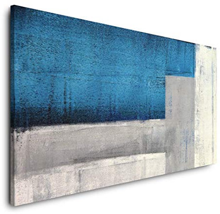 Abstrakte Kunst 120x 60cm Panorama Leinwand Bild XXL Format Wandbilder Wohnzimmer Wohnung Deko Kunstdrucke