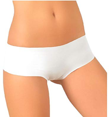 JADEA Panty Donna in Cotone Senza Cuciture Taglio Laser (6 Pezzi Cipria, 4)
