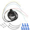 SPARKMOTO Faisceau Electrique pour remorque 13 Broches précâblée avec câble 2m, 12V Prise Remorque 13 Broches précâblée 2m de câble 8 conducteurs,Câble 2m Câblage pour Attelage Voiture RV(SKPW13SL)