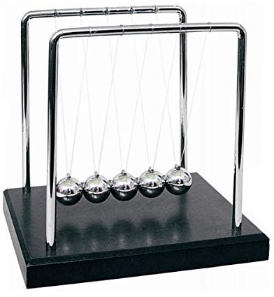 GOODS+GADGETS Ball impact pendulum Newton pendulum relaxation ball game office classic of the 70s and 80s