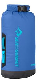Sea to Summit Big River Dry Bag, Heavy-Duty Dry Storage, 8 Liter, Surf Blue