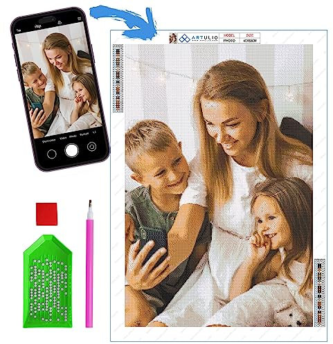 ARTULIO Diamond Painting Eigenes Foto - 30x40cm – 5D Diamant Painting Personalisiert