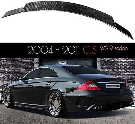 1 Pcs Heckspoiler FüR Mercedes Classe CLS W219 Spoiler 2004-2011, Heck Kofferraum Lip Tail Deckel ZubehöR Auto HeckflüGel Hintere Lippe Spoiler