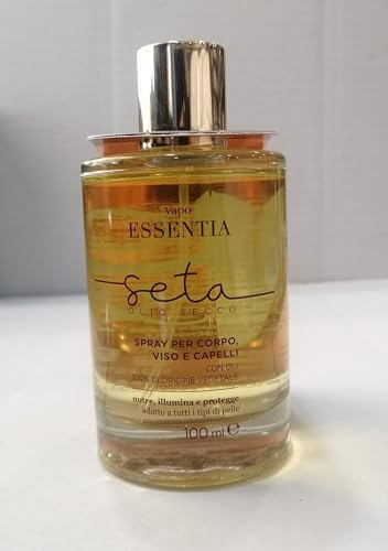 Vapo Essentia - Seta olio secco, spray per il corpo, viso e capelli con oli 100% di origine vegetale - 100 ml