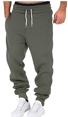 LUNULE , Sommerhose Herren Baggy Jogginghose Jogger Sporthose Mit Kordelzug Casual Regular Fit Sweathose Leicht Laufhose Arbeitslatzhose Radhose