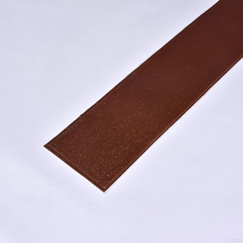 Adesivo da parete per battiscopa in PVC, colore beige, facile da pulire, per cucina e bagno, colore: caffè scuro