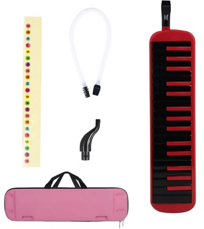 Clavier de piano à air 32 touches Soprano Melodica Melodica Instrument avec embouchures Tube Sac de transport pour enfants débutants