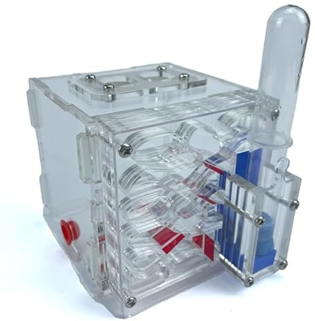 Acrylic Ant Farm Starter Kit - Modern Ant Nest with Automatic Watering Function, Easy to Assemble, Low Maintenance, Ideal for Beginners - Transparent