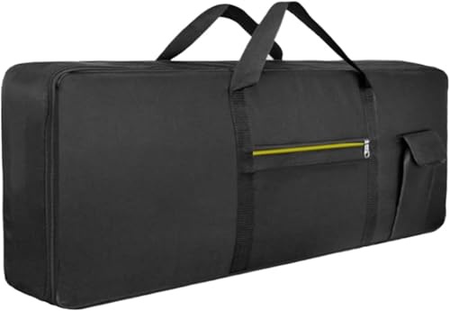 Générique Keyboardtasche mit 76 Tasten, tragbar, elektronisch, gefüllt mit Transporttastatur, Aufbewahrungstasche, 120 x 40 x 15 cm