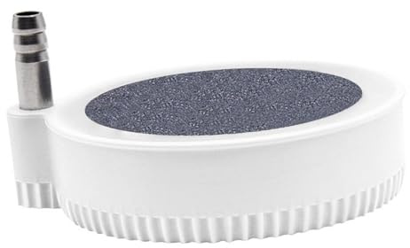 Ailan Disco in Pietra per aeratore a Bolle Durevole, Accessori Essenziali per Pompe per acquari idroponici, se l'acqua è intasata e Le Bolle d'Aria Sono ridotte, Serbatoi di, Bianco, 5 cm