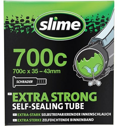 Slime hjul däckslang med slim-tätningsmedel