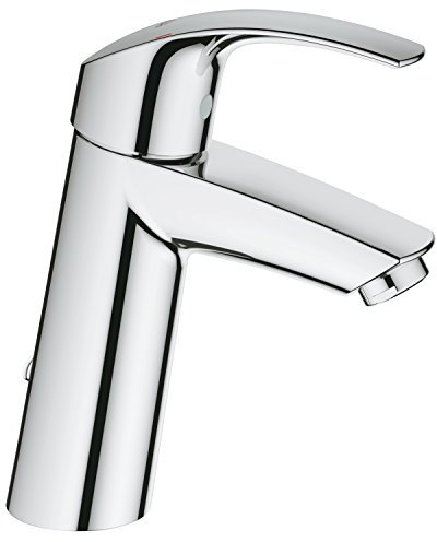 GROHE Eurosmart Waschtischarmatur, versenkbare Kette, mittelhoher Auslauf 23323001