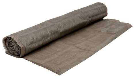 Brise vue jardin - Brise vue occultant - Rouleau Brise vue - WerkaPro 10823 - Brise Vue Renforcé Taupe - Tissage renforcé de 150g/m2 - Rouleau 1,2 m x 10 m - En polyéthylène