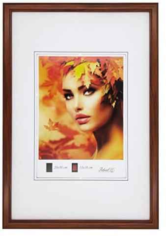 IDEAL TREND Eco Kunststoff Bilderrahmen Wanddeko Collage Poster Bilder Foto Rahmen: Farbe: Braun | Format: 30x45