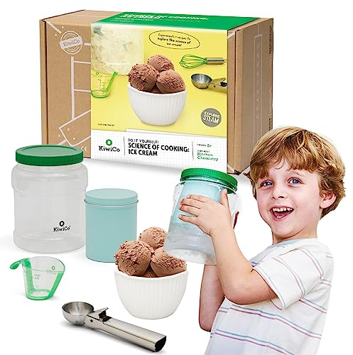 KiwiCo - Science of Cooking: Ice Cream, Learning Cooking Through Chemistry Project, STEM Kit & Science Gift for Ages 5+