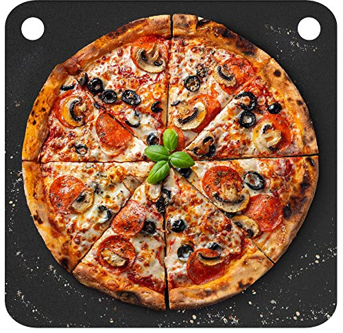 Primica Acero para pizza para horno, acero duradero como alternativa a la piedra de pizza, acero de alta calidad para barbacoa y hornear (13.6 x 13.6 pulgadas)