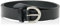Calvin Klein Damen Gürtel Casual Pin Buckle 3,0 cm Ledergürtel, Beige (Black/Pewter), 95 cm