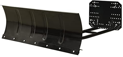 Homgoday Pala spazzaneve per Quad ATV 115x38 cm Nero