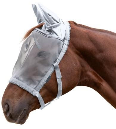 Waldhausen Weidehalfter mit Fliegenmaske, Silbergrau, WB