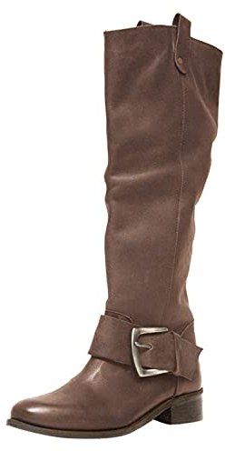 AEGJEGVD Botte Haute Femme mit Mollet Large Confortables Bottes Western Longue Classiques Bottes Equitation de Hiver Cuissardes Sexy Haute Botte au-dessus du Genou Boots Montantes Cuir
