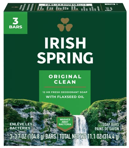 Colgate Palmolive Co 14177 Irish Spring Original Scent Deodorant Bath Soap 3.75 Oz, 3-Count by Colgate Palmolive Co