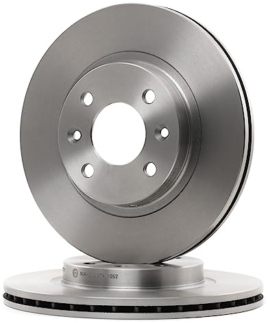 Juego de 2 Discos de Freno Bosch BD109 - Discos Ventilados de 259 mm - Eje Delantero - Certificación ECE-R90 - Buena refrigeración, frenado fiable, protección anticorrosión - 1 Juego de 2 Discos