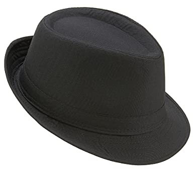 DEGUISE TOI Schwarzer Borsalino Hut für Erwachsene - Schwarz