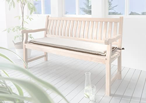 Destiny Bankauflage 140x45x5cm, mit Reißverschluss, Sand meliert