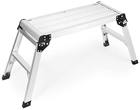JSY échelle Pliante Échelle pli de la Voiture Lavage de Voiture épaissir l'alliage d'aluminium décoration Tire-Tabouret Multifonction Petite Plate-Forme steelle d'escalier échelle Pliante