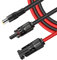 Solarstecker auf DC 8mm Kabel Adapter DC7909 zu Solarpanel Stecker Solarkabel 14AWG Ladekabel Kompatibel mit Jackery Explorer 240/500/1000 Bluetti EB70/EB3A/AC200MAX Anker 535/555 Powerstation (1,8m)