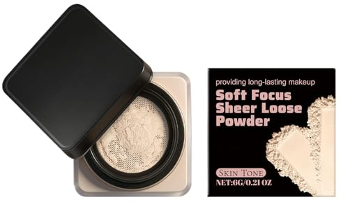 Polvo Fijador De Maquillaje - Difuminado con Control de Brillos y Base de Maquillaje de Larga Duración | Polvo Compacto para | para Mujeres, Principiantes y Amantes de la Belleza, Uso Diari