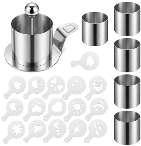 6 Piezas 6cm Moldes de Cocina para Emplatar, Pequeños Anillos para Tartas | Juego de Aros para Tartas Pequeñas, Anillos de Postre Moldes de Acero Inoxidable, Anillo de Pastel, para Mous, Postre