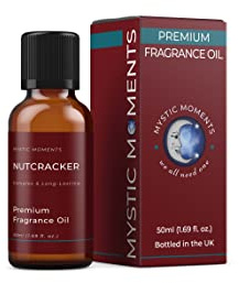 Mystic Moments | Olio di fragranza di schiaccianoci - 50 ml - Perfetto per saponi, Candele, Bombe da Bagno, bruciatori di Olio, diffusori e Articoli per la Cura della Pelle e dei Capelli