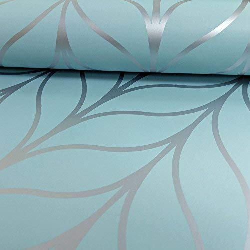 Holden Shimmering Geo Striped Wallpaper Art Deco Trellis Metallic Motif 50063