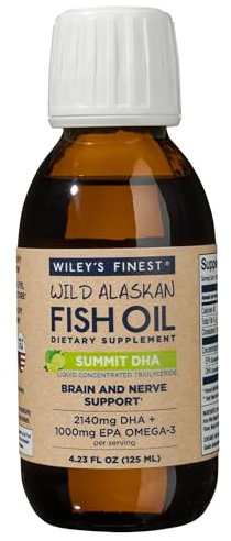 Wiley's Finest Wild Alaskan Fish Oil - Summit DHA Natural Lime 4.23 fl.oz