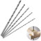 AOBETAK Extra Lang Spiralbohrer Set, 5 Stück HSS Direkt Schaft Schlangenbohrer, 150mm Holzbohrer Bohrer Bit für Holz Kunststoff und Aluminium (2/3/3,5/4/5 mm Durchmesser)