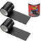 ZGYJ-EU Wasserdichtes Klebeband, 2 Pcs Reparatur-Klebeband, PVC Leck-Reparatur, Befestigungswerkzeug für Notfall-Rohrleitungen und Wasserschläuche, Schwarz