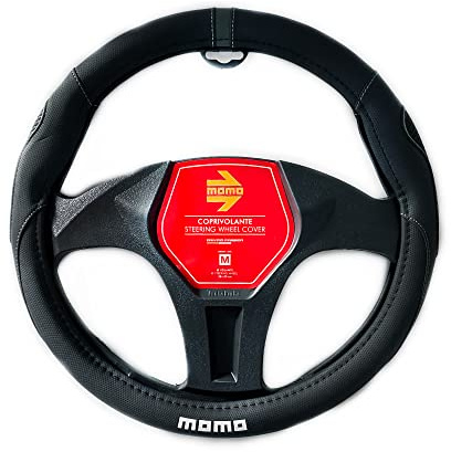 MOMO SUPERGRIP COPRIVOLANTE UNIVERSALE NERO E GRIGIO