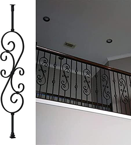 Garde Corps Exterieur Métal Colonne De Balustres pour Terrasse, Moderne Safey Barreaux D'escalier, Ensemble De Broches, Colonne À Fuseaux pour Balustrade pour Balcon D'hôtel (Size : Pack1)