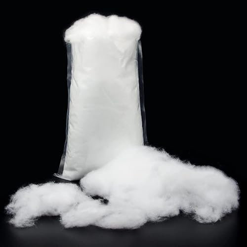 XNBTFK Christmas Fake Snow Decoration, 1 Bag 150g/5.3Oz Christmas Artificial Snow Fake, Artificial Snow for Christmas Tree, Fiber Fluffy 3D Snow for Holiday Decor