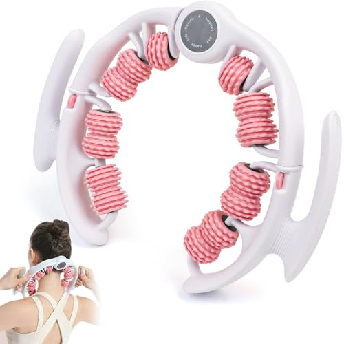 Massaggiatore Anticellulite Riduttore, Rullo Massaggio Muscolare con Manici Staccabili, Massaggiatore per Tessuti Profondi, Massaggiatori Manuali per Vita, Braccia, Gambe, Collo e Spalle