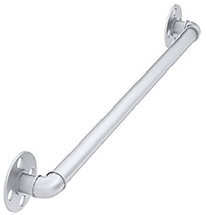 Juego de escaleras de hierro forjado de metal personalizable para uso en interiores y exteriores, elegante barandilla en plata, 180 cm, diseño elegante para seguridad y apoyo