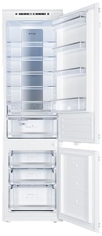 EVVO Frigorífico Combi Integrable Fi65, 180L Frigorífico + 64L Congelador, 194 cm, Total No Frost, Tecnología Inverter, Multi Air Flow, Cajón Chiller Zone, Función ECO y Vacaciones, Silencioso