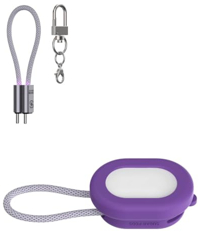 Juego de soporte para dispositivos de transporte diario con funda de silicona, clip y bucle para bolsos, carteras, bolsas y funda de dispositivo de localización de viaje, soporte de silicona, bolsa de