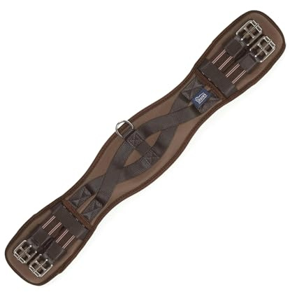 Shires Memory Foam hästdressyr omkrets (76 cm) (brun), Brun, 75 cm