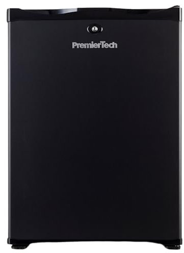 PremierTech PTF36LAD Mini Frigo da Incasso 36 Litri Bivalente 12V 220V ad Assorbimento Silenzioso 0dB con Serratura Termostato Regolabile Porta Reversibile per Hotel Camper Camera Classe Energetica G