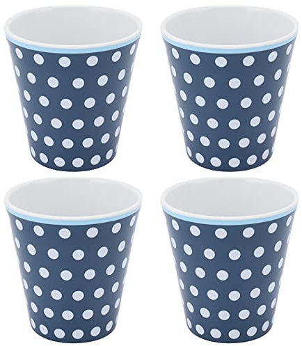 Taza de Melamina, 4 Piezas/juego de Linda Taza de Melamina, Taza de Bebidas de Porcelana de Imitación para el Hogar, Estudiante, Fiesta Escolar