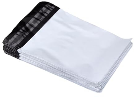 50 Pièces Enveloppe 25x35cm, Pochette Colis, Sac Expedition A4, Enveloppe Plastique, Sac Envoie pour Vêtements, Article Volumineux et Couette Fraîche d'été